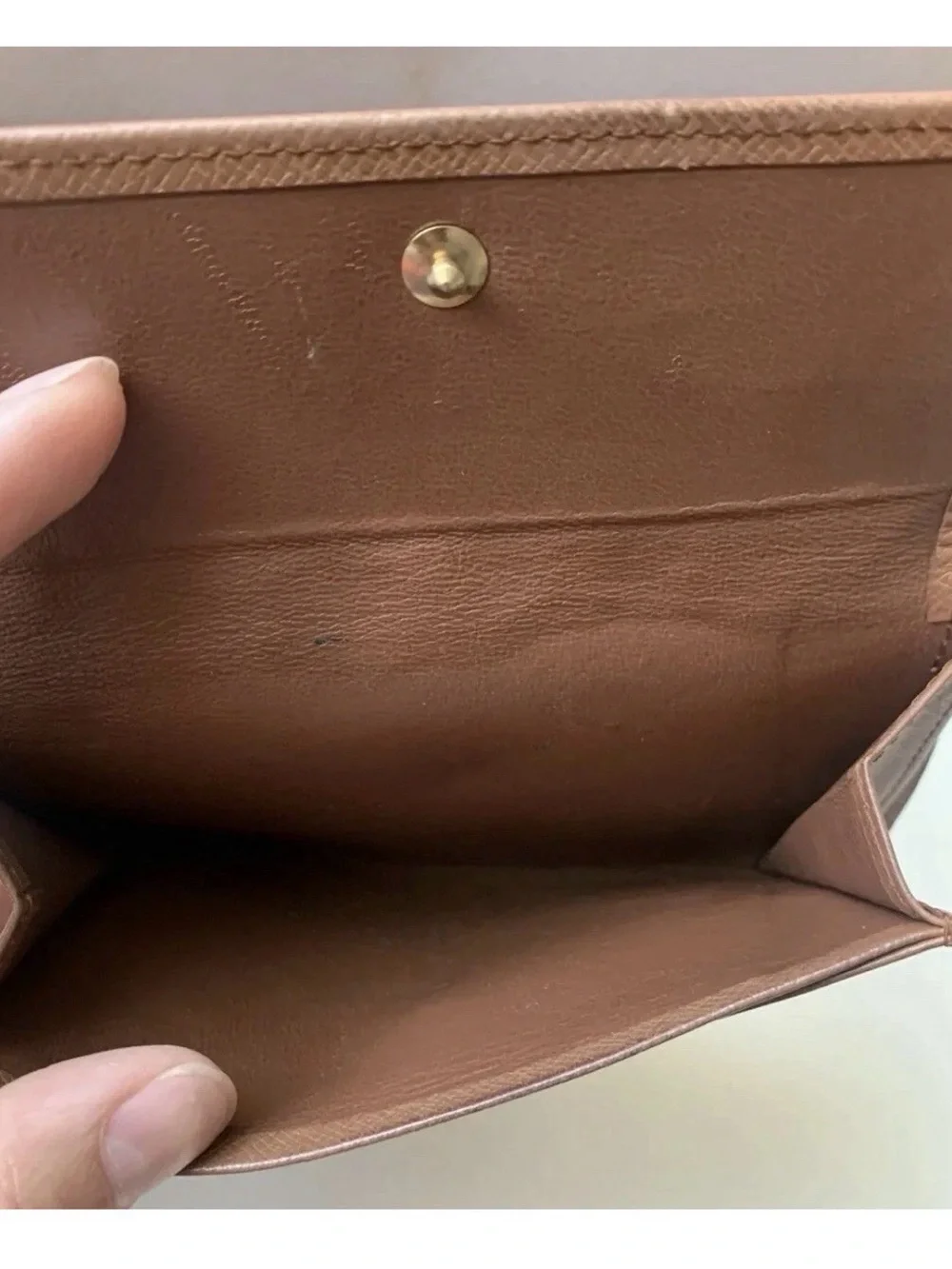 Louis Vuitton Monogram Travel Passport Cover - Brown/Gold